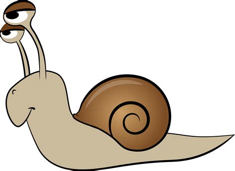 clipart cartoon snail