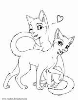 Warrior Rukifox Cat Cats Drawing Template Getdrawings Deviantart Merrychristmaswishes Info sketch template