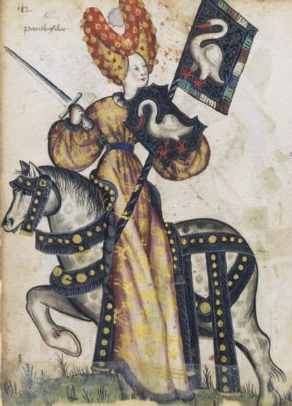 Amazonian Warrior Queen Penthesilea As One Of The Nine Female Worthies