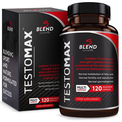testomax testosterone booster for men 13 powerful active ingredients