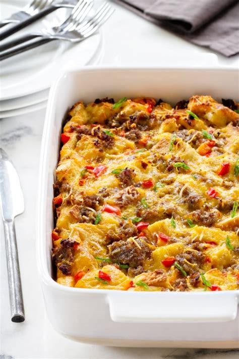 make ahead breakfast casserole keeprecipes your universal recipe box