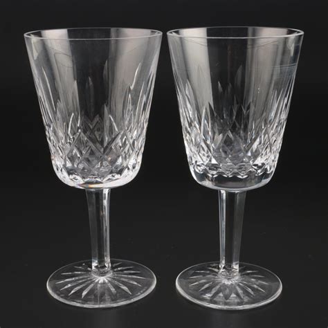 waterford crystal lismore goblets  shot glasses  powerscourt