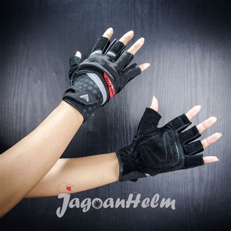 jual    inventzo glove laco black sarung tangan  lapak jagoan helm