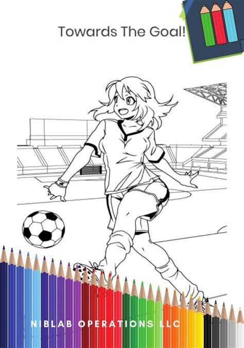 soccer color page sports color page soccer coloring page etsy