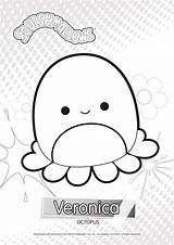 Squishmallows Coloring Pages Veronica Printable Xcolorings Apr Wendy sketch template