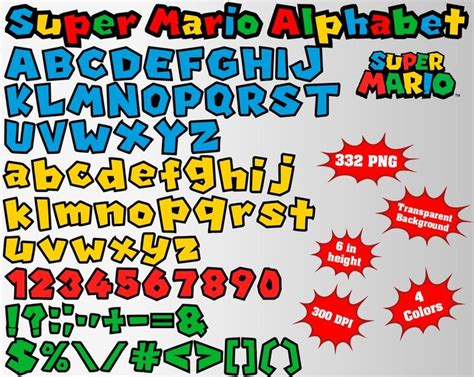Image 0 Super Mario Lettering Super Mario Birthday