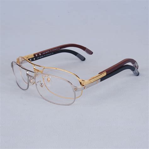 vazrobe rimless glasses frame men leopard eyeglasses man luxury brand