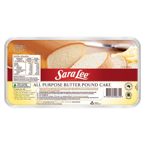 all purpose butter pound cake sara lee