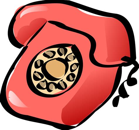 telephone classic red  vector graphic  pixabay