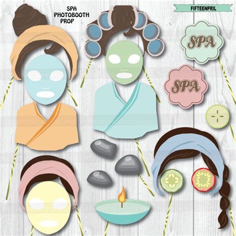 image result  spa photo booth props printable kids spa party spa