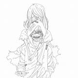 Tokyo Ghoul Coloring Kaneki Pages Drawing Deviantart Anime Getcolorings Manga Sketch Getdrawings Template sketch template