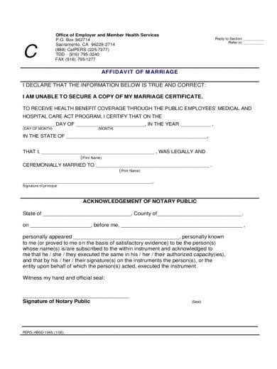letter  confirmation  marital status sample certify letter