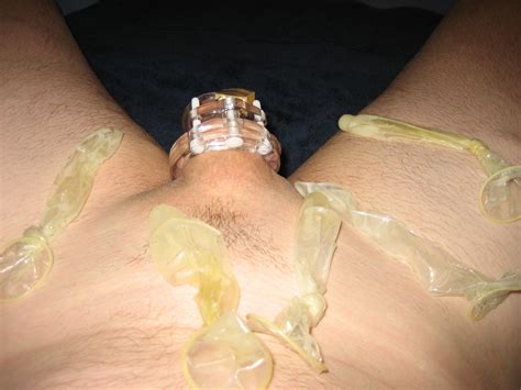used condom humiliation blonde