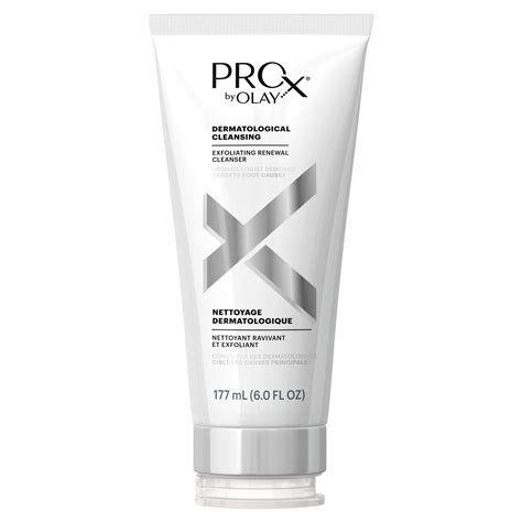prox  olay dermatological anti aging exfoliating renewal facial cleanser  fl oz walmartcom