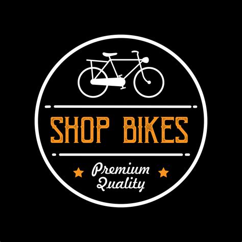 bicycle badge  logo good  print  vector art  vecteezy