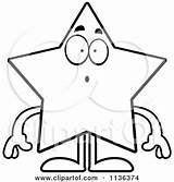 Cartoon Star Outlined Character Surprised Clipart Cory Thoman Coloring Vector Mad 2021 sketch template
