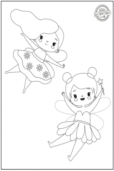 magical fairy coloring pages  print kids activities blog