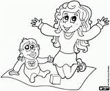 Baby Nanny Coloring Pages Littlest Printable Oncoloring sketch template