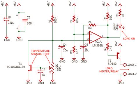 electronic thermostat electroschematicscom