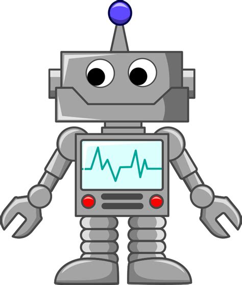 Free Clipart Cartoon Robot Sirrob01
