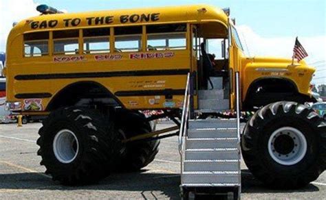 Top 10 Crazy And Unusual Yellow School Buses Monster Trucks School