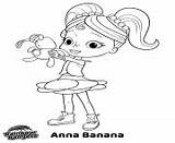 Rangers Rainbow Coloring Pages Banana Nick Jr Anna sketch template