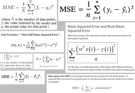 square error  mse formula