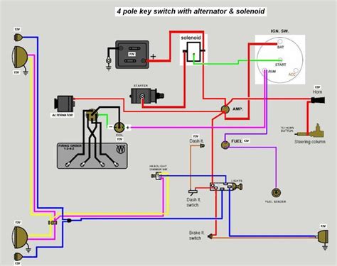volt alternator wiring diagram  wiring diagram sample