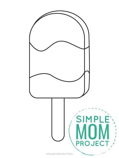 printable popsicle template simple mom project