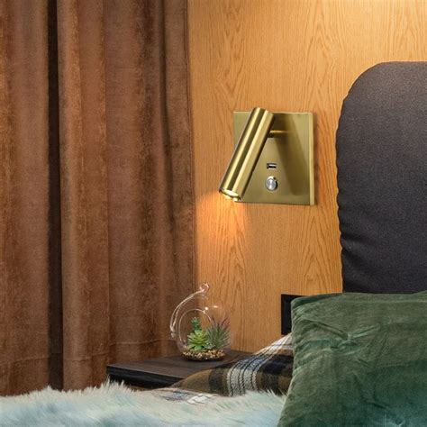 zerouno led wandlamp met schakelaar slaapkamer indoor verlichting nachtkastje wandlamp usb night