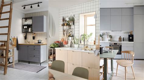 small ikea kitchen ideas  stylish designs  tiny spaces