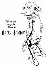 Dobby Potter Malvorlagen sketch template