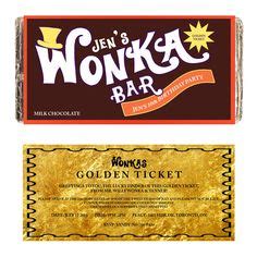 printable wonka bar wrappers  golden ticket pinterest