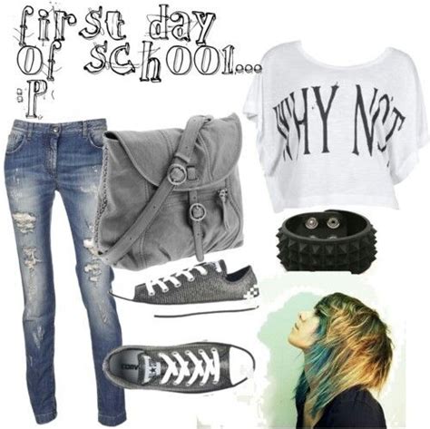 casual scene clothes grungy clothes pinterest first day of school hair dos and i wish
