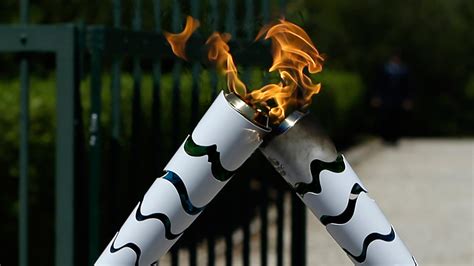 rio olympics 2016 countdown begins with torch lighting in olympia the