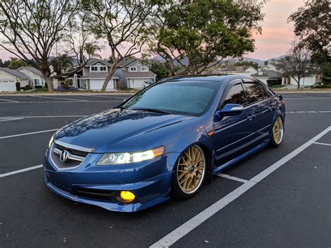 closed bagged  acura tl type  kinetic blue super clean