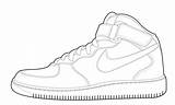 Tennis Yeezy Sneaker Af1 Coloringhome Sheet Freecoloringpages sketch template