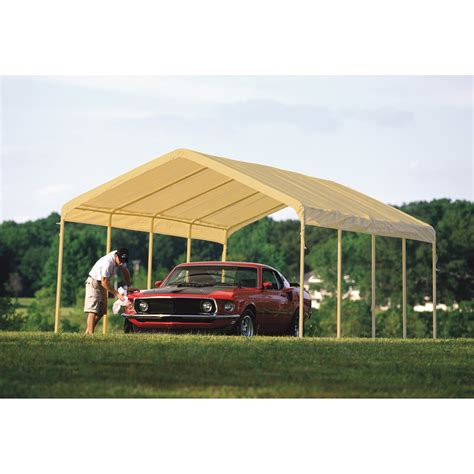 shelterlogic super max commercial outdoor canopy ftl  ftw  ft inh tan model