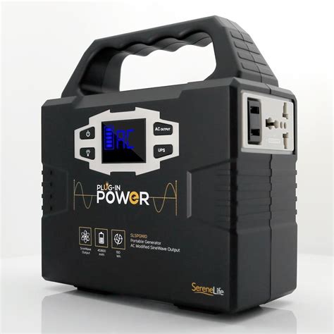 serenelife rechargeable battery portable power generator  watt