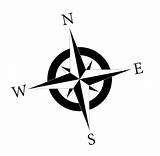 Compass Rose Simple Clipart Clip Nsew Tattoo Cliparts Map Vector Transparent Stencil Nautical Logo Designs Bw Drawing Tillman Sharon Final sketch template