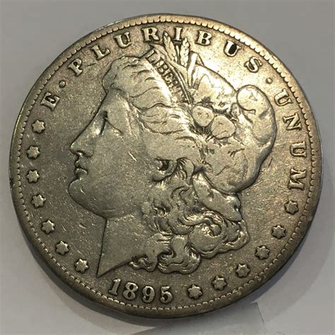 morgan silver dollar  rare  silver coin finevery fine