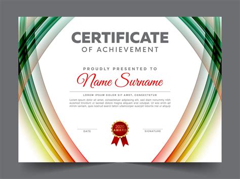 simple certificate design template graphicsfamily