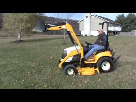 cub cadet  compact tractor    loader  mower  sale mark supply  youtube