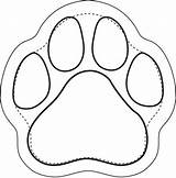 Hundepfote Ausdrucken sketch template