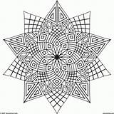 Coloring Cool Pages Library Clipart Geometric sketch template