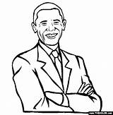 Obama Barack Presidents Famosi Colorir Designlooter Disegnidacolorareperadulti 84kb 565px sketch template