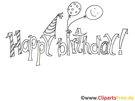 funny happy birthday coloring coloring pages