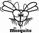 Dengue Mosquito Mosquitos Zancudo Pintar Imagui Pinto Aedes Infantiles sketch template