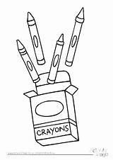 Crayons Colouring Box Drawing Crayon Coloring Pages Paintingvalley School sketch template