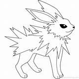 Jolteon Xcolorings 640px 47k Resolution  sketch template